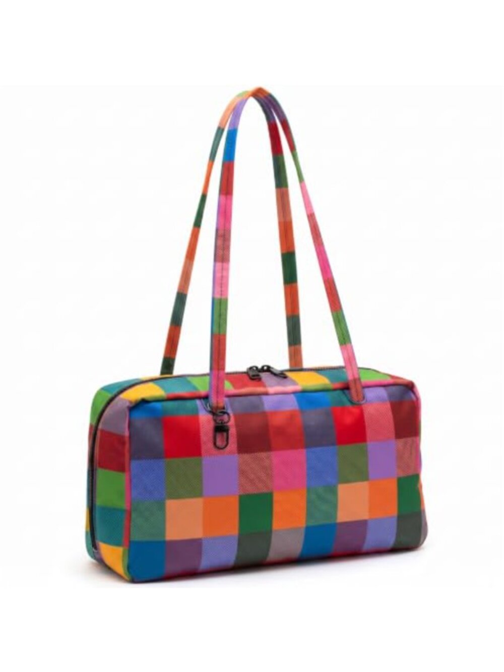 Nylon Slouchy Bowler Bag Large Shoulder Tote Minimalist Handbag